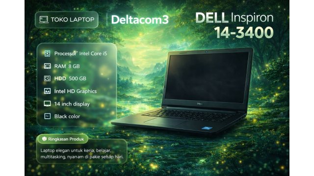 DELL VOSTRO 14 3400 PROCESSOR INTEL CORE i5 gen 11, RAM 8GB, SSD 256GB